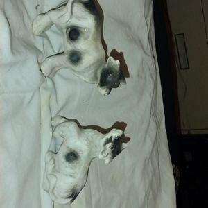 Ceramic cattle decor